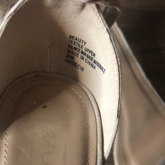 Nanette Lepore heeled open toe sandals lace detail size 9 - Picture 7 of 8